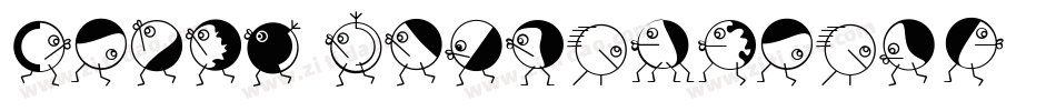 Warpy Roundheads字体转换